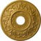 Ekena Millwork Valletta Ceiling Medallion (Fits Canopies up to 3 1/2"), 18"OD x 3 1/2"ID x 1"P, Iridescent Gold CM18VLIGS - alternate 1